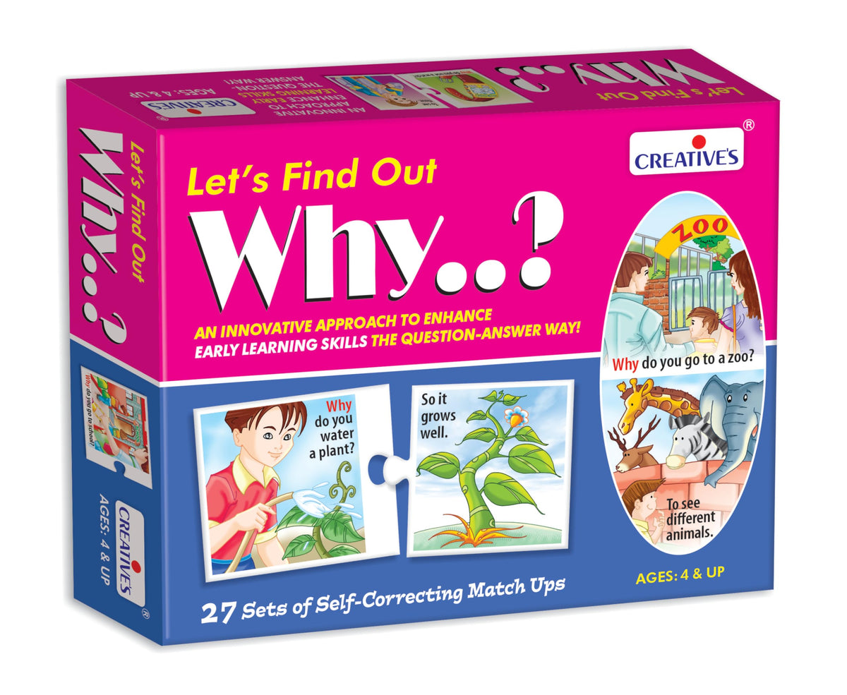 CreativeS Wh Series | LetS Find Out Why? | Question  Answer Puzzles | Learning Games For Kids | Picture Puzzles Game | Presc