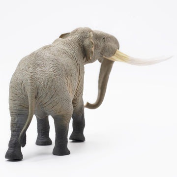 Gemini&Genius African Elephant Action Figure Toy, Stegodon Figurine Wild Animal Toy, Beautiful And Accurate Sculptures Of Elephant Animal Toy, Gift, Collection, Display & Play For Kids Collectors