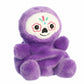 Aurora Spooky Palm Pals Sonia Sugar Skull Stuffed Animal - Fun Collectible Plush for Kids and mature-themed Collectors - Perfect for Halloween Decorations and Gifts - Purple 4.5 Inches