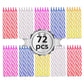 Birthday Candle - 72 Count Mix Color Birthday Candles for Cake, Cake Candle for Birthday, Party Small Candles