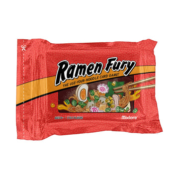 Mixlore Ramen Fury Card Game | Take-Out Themed Strategy Game | Fun Family Game For Adults And Kids | Ages 8+ | 2-5 Players | Average Playtime 30 Minutes | Made