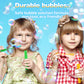 Bubble Wand, 300 Pieces Mini Bubble Wands Bulk in 10 Colors, Bubbles Party Favors Bulk for Kids, Summer Toys for Girls & Boys, C