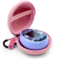 Casematix Pink Carry Case Compatible With Tamagotchi On Virtual Interactive Pet Game, Includes Compact Case Only