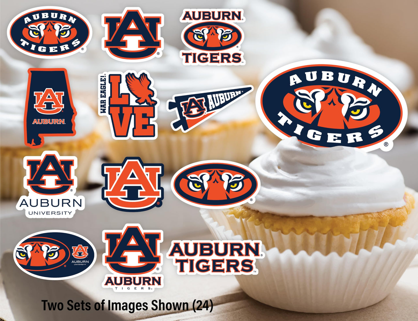 Auburn Tigers Party Supplies (42 Pieces) For Auburn University Graduation, Tailgating And Birthday Party Decorations With Banner