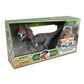 Nkok Wowworld B/O Dilophosaurus (Lights & Sounds), Realistic Roars By Rotating An Arm, Red Led Lights In Mouth And Along Ribs, Articulated In Mouth, Arms, Legs And Tail, Great Gift