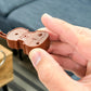 DR DINGUS World's Smallest Violin Keychain - Pocket-Sized Brown Tiny Violin Plays Sad Song - Perfect Gag Gift for Music Lovers