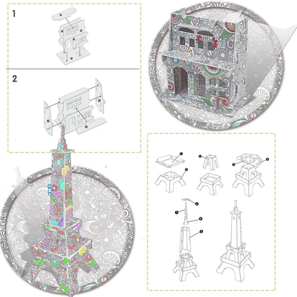 3D Art Coloring Puzzle