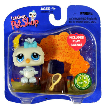 Littlest Pet Shop Exclusive White Owl #404