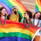 Shaoqinlin 102 Pcs Pride Beads Necklaces, Pride Accessories, Rainbow Beads Necklaces Bulk, Gay Lesbian Pride Month Parade Throws