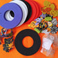 Winlyn 12 Sets Halloween Wreath Decorations Foam Halloween Wreath Signs Craft Kits Pumpkins Jack-O`-Lantern Owl Ghost Witch Bats Monster Stickers For Kids Art Gift Favors Trick-Or-Treaters Front Door