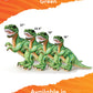 Real Planet 16' T Rex Stuffed Animal - Realistic Dinosaur Plush Toys, Dino Plushie, Cute Dinosaur Plush, Plush Dinosaur Stuffed Animal, (Green T-Rex, 16') (16' Long)