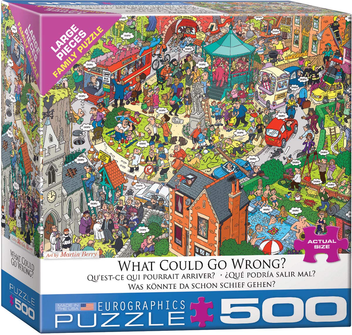 Eurographics 8500-5460 What Could Go Wrong? By Martin Berry 500- Piece Puzzle