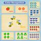 Atoylink Wooden Counting Peg Board Kindergarten Math Manipulatives Number Counting Toys For Toddlers Learning Materials Montessori Educational Toys For 2 3 4 Year Old Boys Girls Gifts