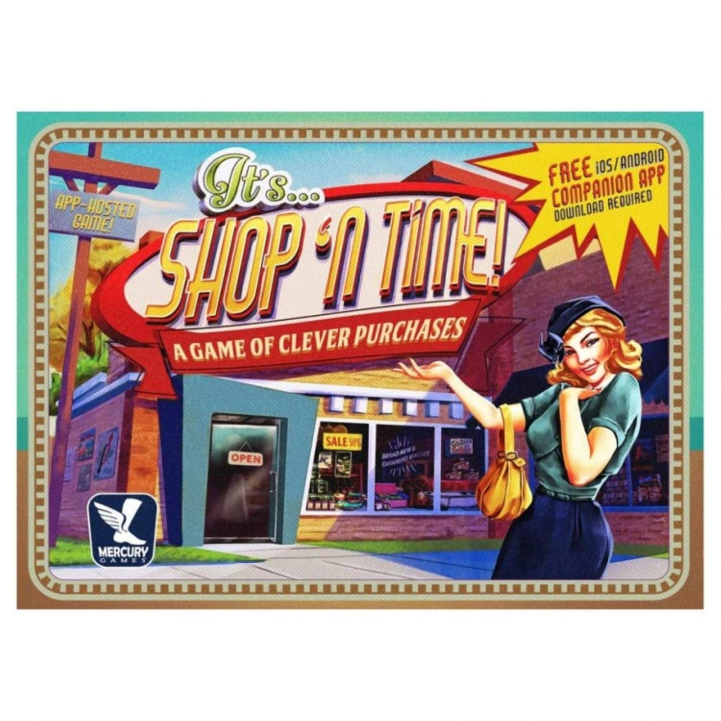 Mercury Games Shop N Time Board Game