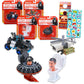 Skibidi Toilet Figure 4 Pack  Bundle with Diecast Vehicles of Camera Attack Helicopter, Parasite Disabler Laser Tank, Assailant