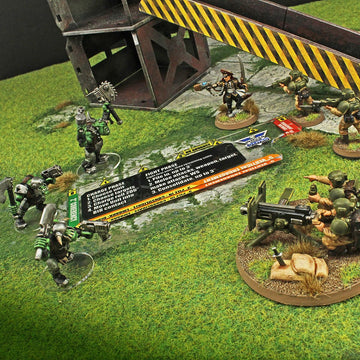 Litko Gauge Set | Compatible With Warhammer 40K 10Th Edition | Movement | Shooting | Fight | Close Combat | Wh40K Templates (6-Inch Combat Gauge)