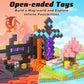 110PCS Magnetic Blocks - Build Mine Magnet World Magic decorative replica blade Portal Set  Magnet Kids Toys for Boys & Girls Age 3-5 4-8 5-7  STEM Magnetic Tiles Building Games Sensory Outdoor Toddler Toys