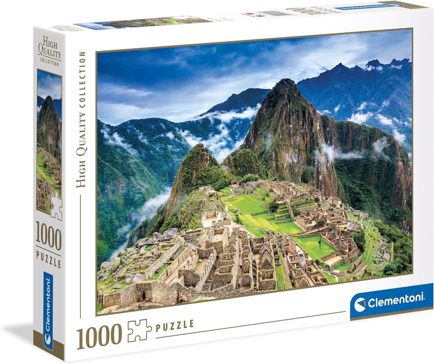Clementoni 1000 Pieces Does Not Apply Collection-Machu Picchu mature-themed Jigsaw Puzzle 1000 Pieces  Made in Italy  Multicoloured  One Size  39604