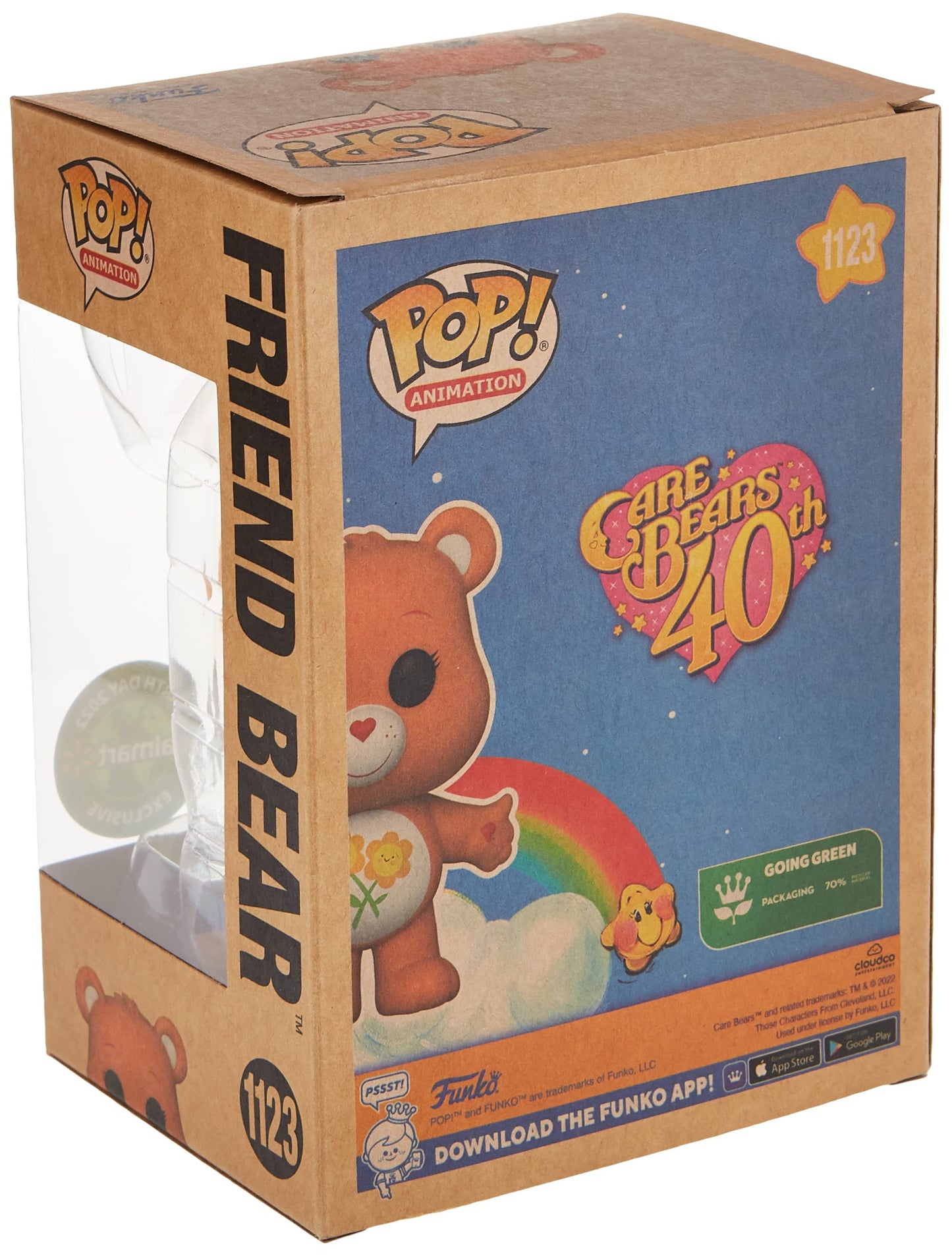Funko Pop! Animation: Care Bears 40Th Annivesary - Friend Bear Figure (Special Edition)