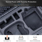 Lykus Titan N110 Waterproof Hard Case for DJI Neo Combo - Black, Polypropylene, Supports Up to 7 Batteries, Model DCP-N110-BLK