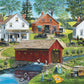Old Covered Bridge Family Puzzle 300Pc