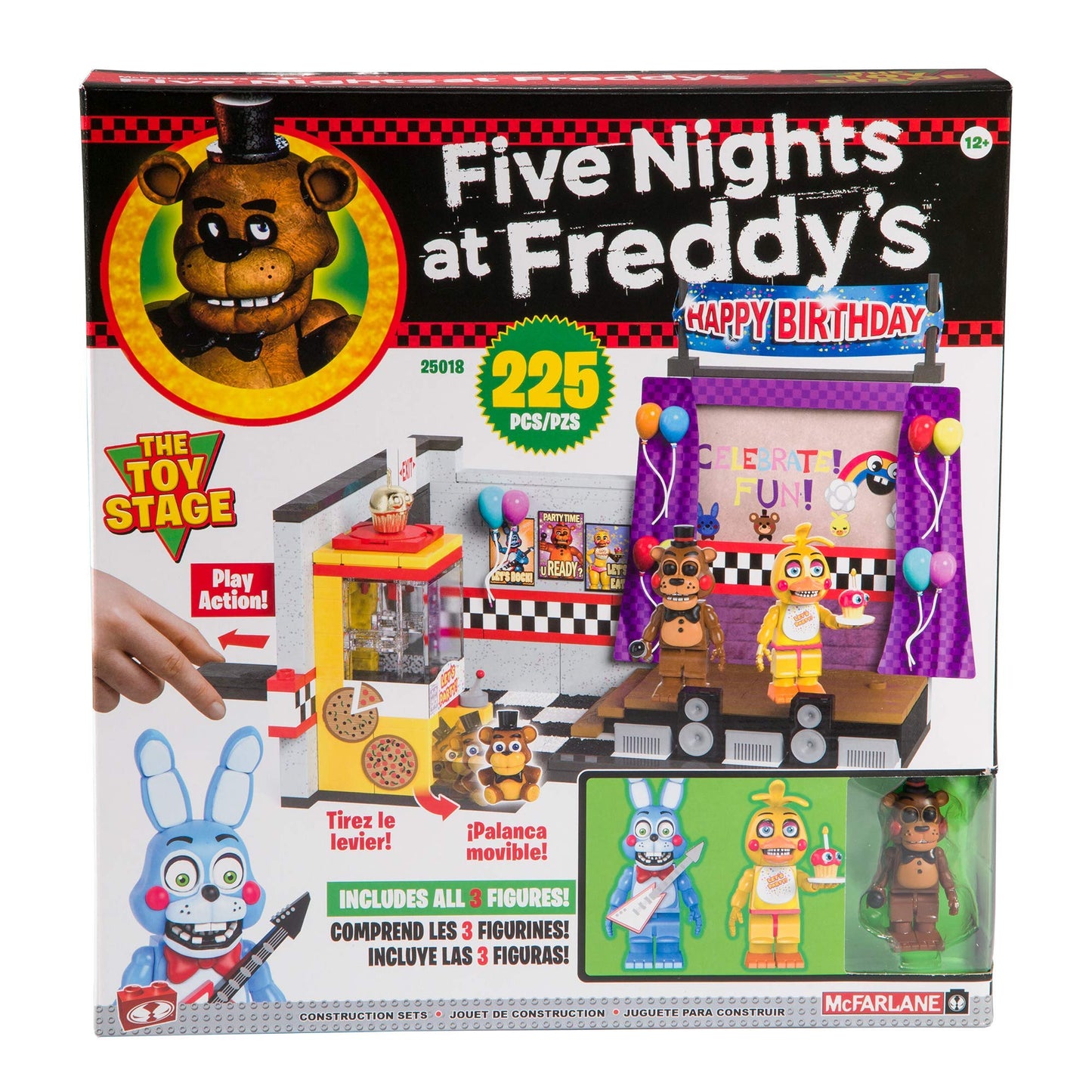 McFarlane Toys Five Nights at Freddy's Toy Stage Large Set - Multi Color, Model ID25018-3