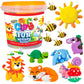 Air Clay Fun Activity Bucket  15 Vibrant Colors And 5 Modeling Tools  Air Dry Clay For Kids  Soft Molding Clay For Kids  Diy
