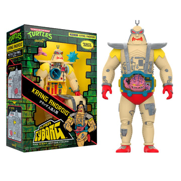 Super7 Super Cyborg Teenage Mutant Ninja Turtles Ninja Krang Android - 11' Tmnt Action Figure Classic Cartoon Collectibles And Retro Toys