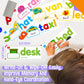 82Pcs Cvc & Cvcc, Ccvc Words Builders, 30 Double-Sided Cards & 52 Wooden Lowercase Letters, 2 Levels See & Spell Learning Tool Stem Educational Activities For 3 Years Old Boys And Girls