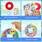 Hollowfly 48 Sets Summer Wreath Craft Kits Hello Summer DIY Hanging Ornaments Luau Decor Make Your Own Hawaiian Paper Craft with