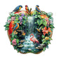 Wooden Puzzles for Adults - Challenging Paradise Garden Adult Puzzle, Unique Animal Shaped Wooden Jigsaw Puzzles for Adults, Cre