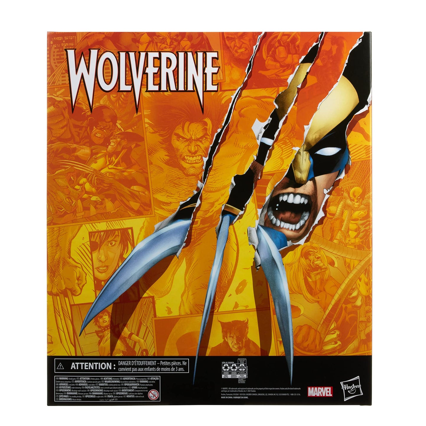 Marvel Legends Wolverine 5-Pack Action Figures, 6-Inch, Includes Omega Red, Cyber, Callisto, Jason Wyngarde, Multi-Color, F1122