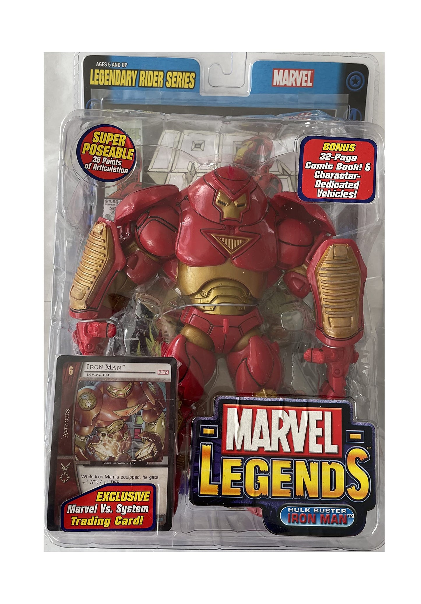 Marvel Legends Legendary Riders Figure: Iron Man Hulk Buster