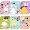 Easter Stickers - Diy Happy Easter Egg Bunny Sticker For Kids, Easter Crafts Stickers Kids Game Toys Gift Party Favor Supplies(2