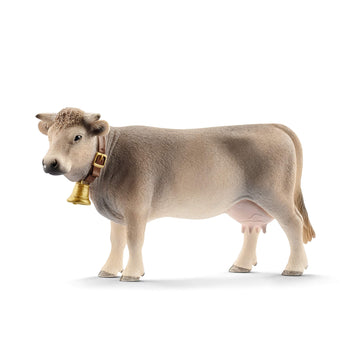 Schleich Farm World Realistic Galloway Cow Figurine - Highly Detailed And Durable Farm Animal Toy, Fun And Educational Play For Boys And Girls, Gift For Kids Ages 3+