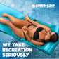 TRC Recreation Sunsation 1.75  Thick Vinyl Coated Foam Swimming Pool Float Mat mature-themed Lounger with Built-In Roll Pillow  Tropical Teal