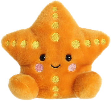 Aurora Adorable Palm Pals Treasure Starfish Stuffed Animal - Pocket-Sized Play - Collectable Fun - Orange 5 Inches