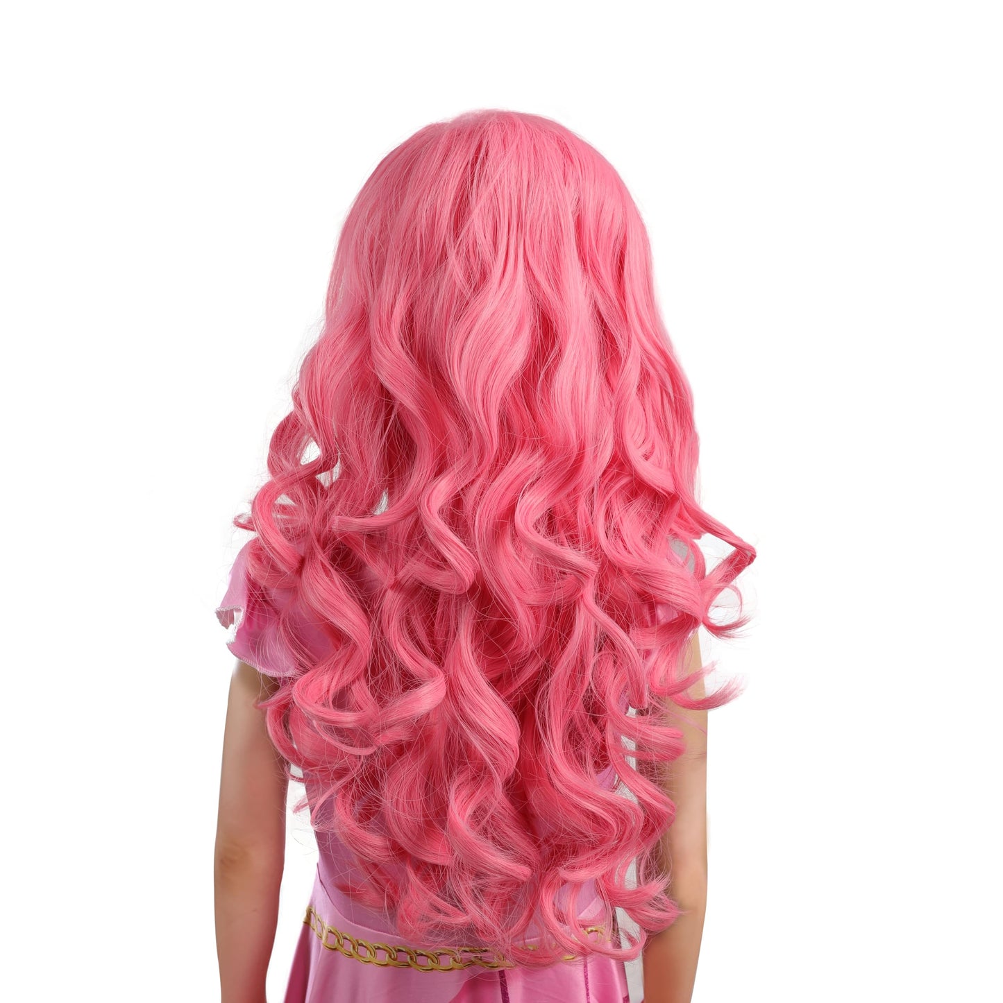 MUPUL Raise Of Red Wig Kids Pink Wig For Girls Halloween Costume Wigs For Kids
