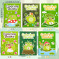 ANGOLIO 24Pcs Frog Mushroom Coloring Book Bulk for Kids Kawaii Frog Activity Book Cartoon Animals DIY Art Booklet for Kid Birthd