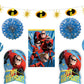 Amscan 280091 Disney/Pixar Incredibles 2 Room Decorating Kit, 1 kit, Birthday