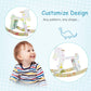 Qaba Wooden Rocking Horse Toddler Baby Ride-On Toys For Kids 1-3 Years With Classic Design & Solid Workmanship, White