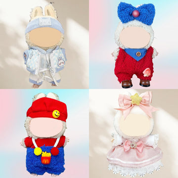 4 Pack-17Cm Doll Clothes,Premium Doll Outfit With Accessories,Doll Princess Skirt,Cute Clothes Outfit For 17Cm Dolls,End Dolls F