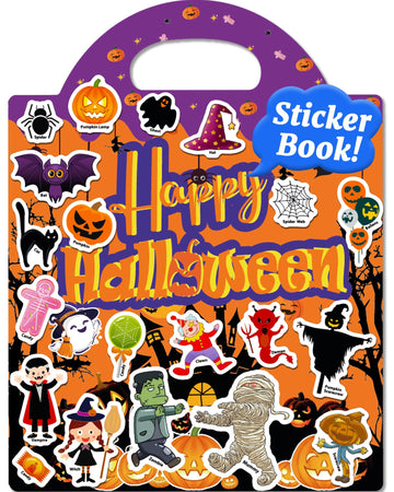 Benresive Reusable Sticker Book For Toddlers 2-4 Years, Fun Travel Stickers For Kids, Waterproof Sticker Books For Toddlers 1-3, Crafts Activities For Todddlers 1-3 2-4 3-5 - Halloween