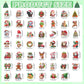 cviokrdu 48 Pcs Diamond Art Painting Sticker Kits for Kids, Christmas Diamond Gem Stickers Kit, 5D Christmas Gem Art Stickers Mo