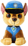 Ty Paw Patrol Plush Toy - Chase with Glitter Eyes, 15 cm, Blue Multicolor, Model 41208