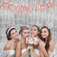 2PC Silver Streamers Party Decorations,Silver Fringe Door Streamers Backdrop, Silver Tinsel Backdrop Curtain Party Decorations,