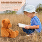 Wettarn 2 Pack Plush Bear Stuffed Animal 18 Inch Cuddly Bears Plush Cute Stuffed With Bow For Children'S Day Valentine Day Birth