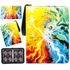Trading Card Binder for TCG Cards  4-Pocket Portable Card Collector Ablum Holder Book Fits 400 Cards with 50 Removable Sleeve  Waterproof BKM Card Binder Display Storage Carrying Cases for TCG-Storm