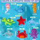 Momotoys Sewing Kit For Kids, Fun & Educational Mermaid And Sealife Sew Craft Set For Boys And Girls Ages 8-12, Complete Beginne