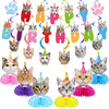 Goyoswa Cat Birthday Party Supplies Cat Birthday Party Decorations, Cat Themed Birthday Party Supplies Includes 1 Birthday Banne